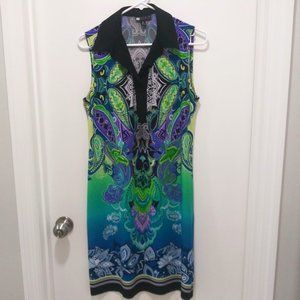 Paisley Print Dress